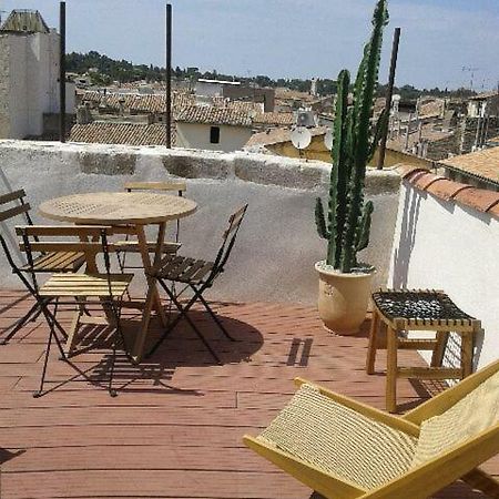 Appartement Avec Terrasse Panoramique Au Coeur De Nîmes Zewnętrze zdjęcie